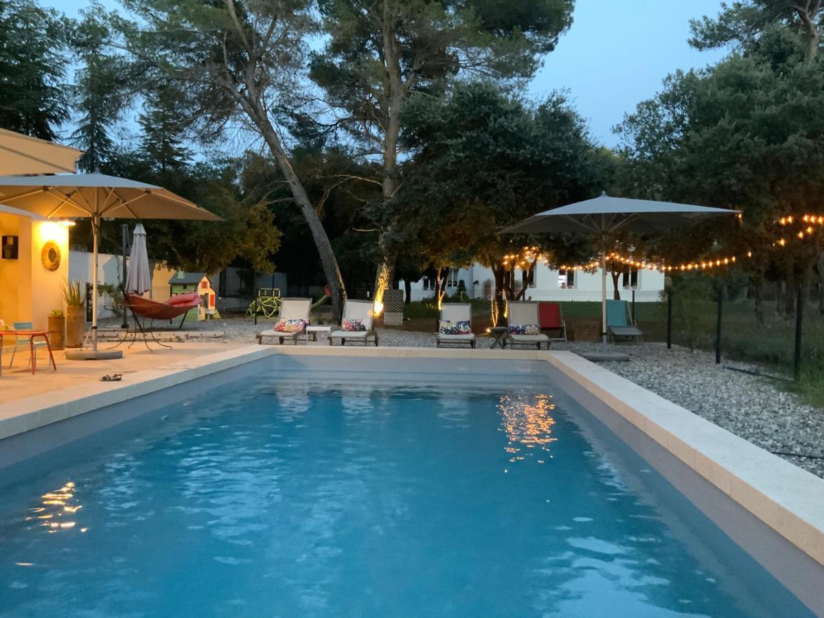 マザン Gite Dans Les Pins Avec Piscineヴィラ エクステリア 写真