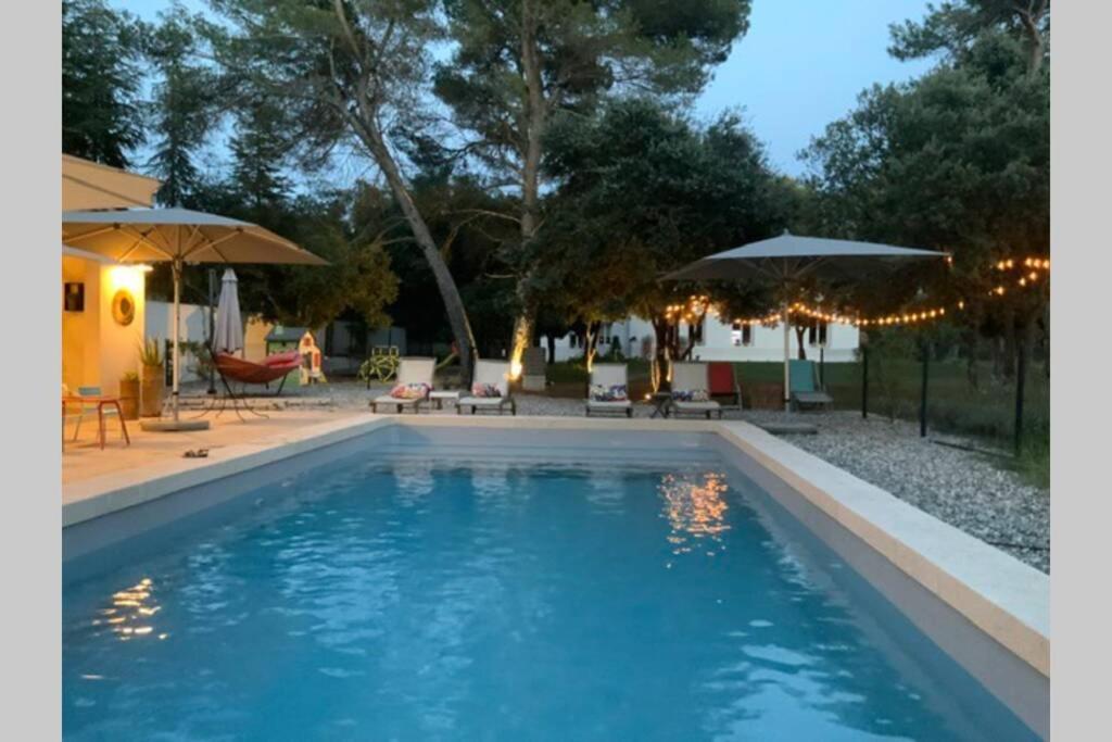 マザン Gite Dans Les Pins Avec Piscineヴィラ エクステリア 写真